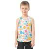 319OUNGCd5L.jpg Cartoon Colorful Pink Dots Circle Tank Tops for Boys Sleeveless Teens Vest Kids Shirts for Basketball Sports Beach 3T