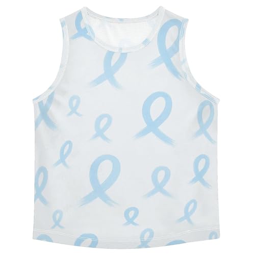 319nwLFxSML.jpg Blue Prostate Awareness Ribbon Boys Tshirts Tank Tops Sleeveless Toddler Vest Athletic Tops for Running Beach Swim 3T
