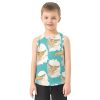 31H9DuzlGlL.jpg Cartoon Albatross Face Green Boys Tshirts Tank Tops Sleeveless Vest Tees Beach Casual Clothes for Gym Swim Beach 3T