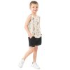 31QFwM685ZL.jpg Cartoon Cute Chicken Beige Boys Tank Top Sleeveless Summer Vest Tee Kids Casual Stylish Shirt for Beach Travel 3T