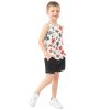 31V9YGPcXDL.jpg Retro Colorful Flowers Boys Tank Top Sleeveless Teens Vest Volleyball Shirts for Outdoor Beach Fitness Work Out 3T