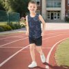 413KYfUkrJL.jpg Sun Moon Stars Blue Boys Tank Top Shirt Sleeveless Toddler Vest Boys Summer Crew Neck Undershirts for Beach Fitness 3T