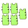 4176U0Ji-8L.jpg 5 Pcs Training Vest Universial Round Neck Soccer Pennies 22x13.7 Inch Fabric Basketball Athletic Pinnies Football Bibs for Kids,