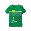 418zA9tXdXL.jpg Toddler Sport Tshirt Kids Basketball Tennis Printed Shirts Summer Crewneck Tops Little Boys Girls Soft Cotton Boys' Tops
