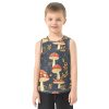 419yHVCfh0L.jpg Cartoon Cute Mushrooms Children Tank Tops Sleeveless Toddler Vest Kids Boys Tshirts for Golf Swim Bike Jog 3T
