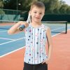 41G3mImZuWL.jpg Blue Stripes Baseball Boy Athletic Tank Tops Sleeveless Toddler Vest Kids Muscle Shirts for Beach Travel Sports 3T