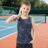 41RijIHITjL.jpg Sun Moon Stars Blue Boys Tank Top Shirt Sleeveless Toddler Vest Boys Summer Crew Neck Undershirts for Beach Fitness 3T