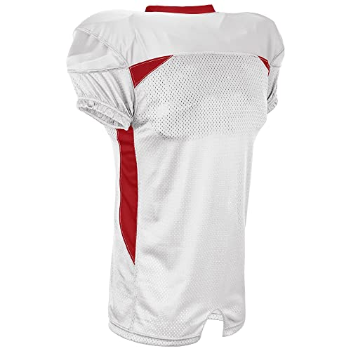 41S2UB322WL.jpg Boys' Huddle Stretch Polyester Dazzle Youth Football Game Jersey