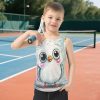 41SLVFZVuEL.jpg Cartoon Cute Bird Tank Tops for Boys Sleeveless Toddler Vest Toddler Tank Undershirt for Beach Swim Work Out 3T