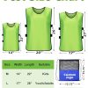 41XJbxSAxFL.jpg Custom Pinnies Youth Team Sports Kids Personalized Vests for Basketball Practice Jerseys,Add Logo/Text/Number