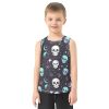 41eZd0oik4L.jpg Cute Skulls Stars Boys Tank Top Sleeveless Kids Vest Kids Shirt for Workout Gym Fitness Cycling Swimming 3T