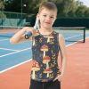 41lV9gy8hL.jpg Cartoon Cute Mushrooms Children Tank Tops Sleeveless Toddler Vest Kids Boys Tshirts for Golf Swim Bike Jog 3T