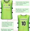41ndV7ZgBJL.jpg Custom Pinnies Youth Team Sports Kids Personalized Vests for Basketball Practice Jerseys,Add Logo/Text/Number