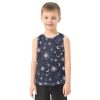Starry Night Stars Sun Moon Boys Tank Tops Sleeveless Casual Vest Tees Active Tees for Biking Surfing Vacation Swim 3T