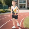 41oBodKcrL.jpg Halloween Bats Pumpkin Boys Athletic Tank Tops Sleeveless Summer Vest Teoddler Boy Shirts for Surfing Vacation Swim 3T