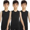41oYDSWp7zL.jpg Boys Compression Tank Tops Athletic Sleeveless Shirt Youth Quick Dry Undershirt Workout Baselayer Football T Shirts