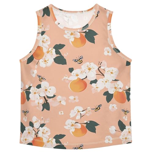 41pvUeRIbQL.jpg Cute Serviceberry Fruit Peach Boys Tank Tops Sleeveless Casual Vest Tees Active Shirts for Outdoor Beach Work Out 3T