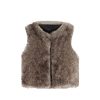 41vTn0pTyBL.jpg Little Girls Solid Faux-Fur Villus Fleece Vest Jacket Winter Stylish Thick Warm Waistcoat 1-6 Years