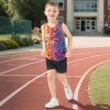 511w-qtlEuL.jpg Colorful Hearts Rainbow Tank Tops for Boys Sleeveless Kids Vest Kids Active Shirt for Gym Swim Beach Outdoor 3T