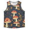 516gvVKOzPL.jpg Cartoon Cute Mushrooms Children Tank Tops Sleeveless Toddler Vest Kids Boys Tshirts for Golf Swim Bike Jog 3T