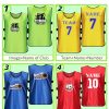 518cWaXX3gL.jpg Custom Pinnies Youth Team Sports Kids Personalized Vests for Basketball Practice Jerseys,Add Logo/Text/Number