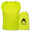 12 pcs Duramesh Pinnies/Scrimmage Vest - Kids Youth and Adult Pinnies, Numbered Penny Jerseys for Soccer