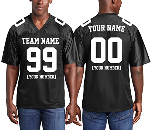 51S3CkT4NcL.jpg Custom Replica Football Jerseys for Men Personalized Add Your Team Name Number