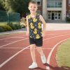51THxreWc-L.jpg Yellow Rubber Duck Dark Boys Tank Top Sleeveless Casual Vest Tees Kids Shirt for Soccer Teenis Exercise Beach 3T
