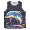51ZZntxEhlL.jpg Cute Dolphin Children Athletic Tank Top Sleeveless Toddler Vest Kids Shirt for Gym Swim Beach Outdoor 3T