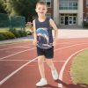 51el59HuWbL.jpg Cute Dolphin Children Athletic Tank Top Sleeveless Toddler Vest Kids Shirt for Gym Swim Beach Outdoor 3T