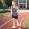 51qQoGd2QL.jpg Cute Funny Dinosaurs Boys Athletic Tank Top Sleeveless Vest Tees Boys Workout Shirts for Travel Volleyball 3T