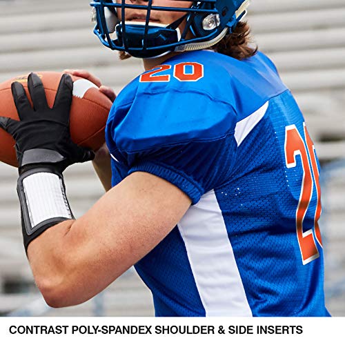 51va4jPjeAL.jpg Boys' Huddle Stretch Polyester Dazzle Youth Football Game Jersey