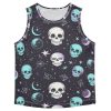 51vnSpSTxrL.jpg Cute Skulls Stars Boys Tank Top Sleeveless Kids Vest Kids Shirt for Workout Gym Fitness Cycling Swimming 3T